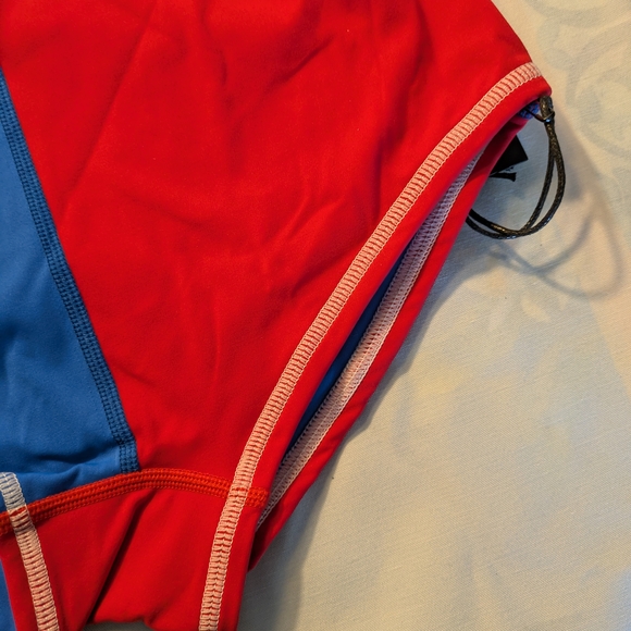 Colorblock Bikini Top - Red, Blue, and White - Picture 5 of 6